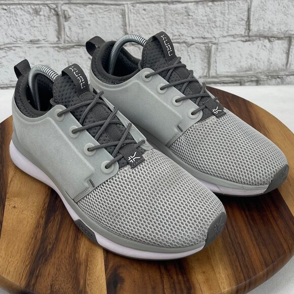 Kuru Atom Cloud Womens Sz. 9 M Gray White Pain Relief Walking Comfort Shoes - Picture 7 of 15